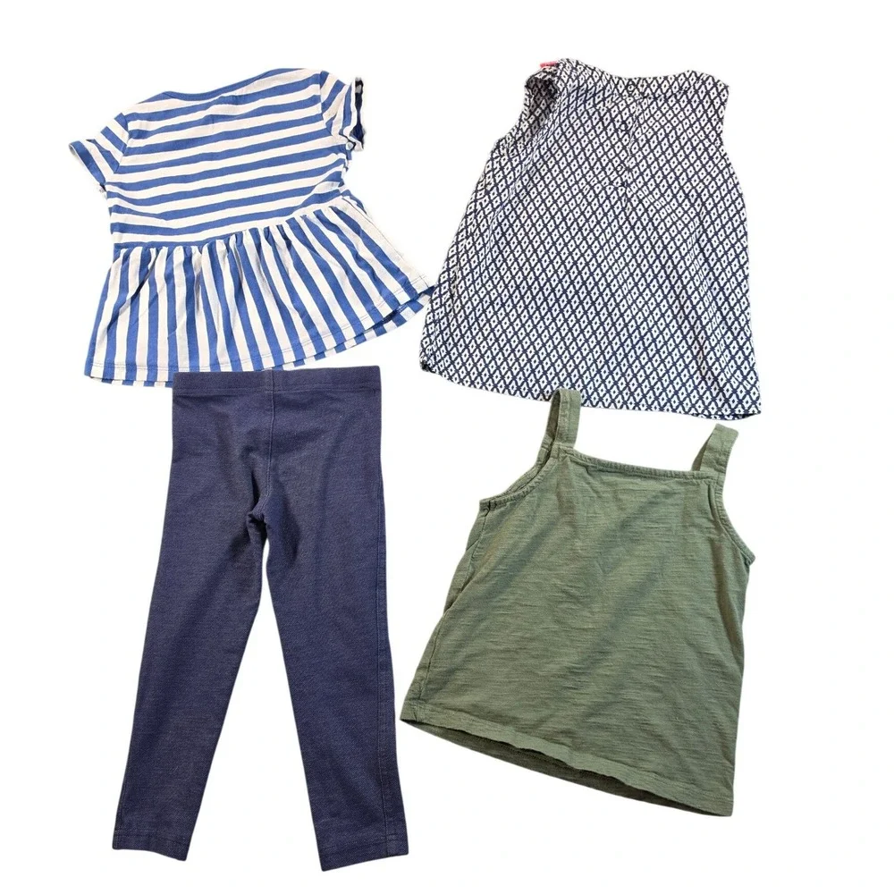 Carter's Toddler Girl Clothing Bundle Casual 4 Piece 4T